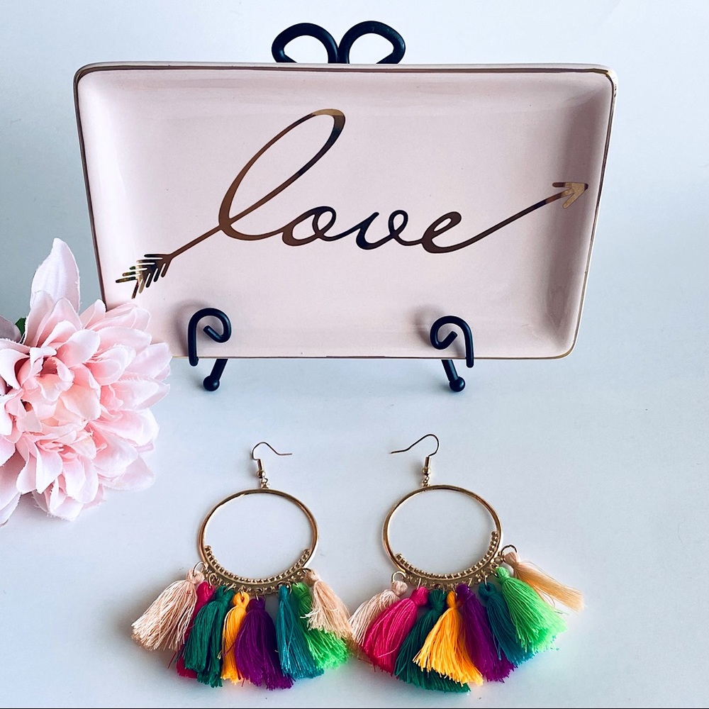 ☀️2/$20 Tassel Earrings Colorful Boho Vintage